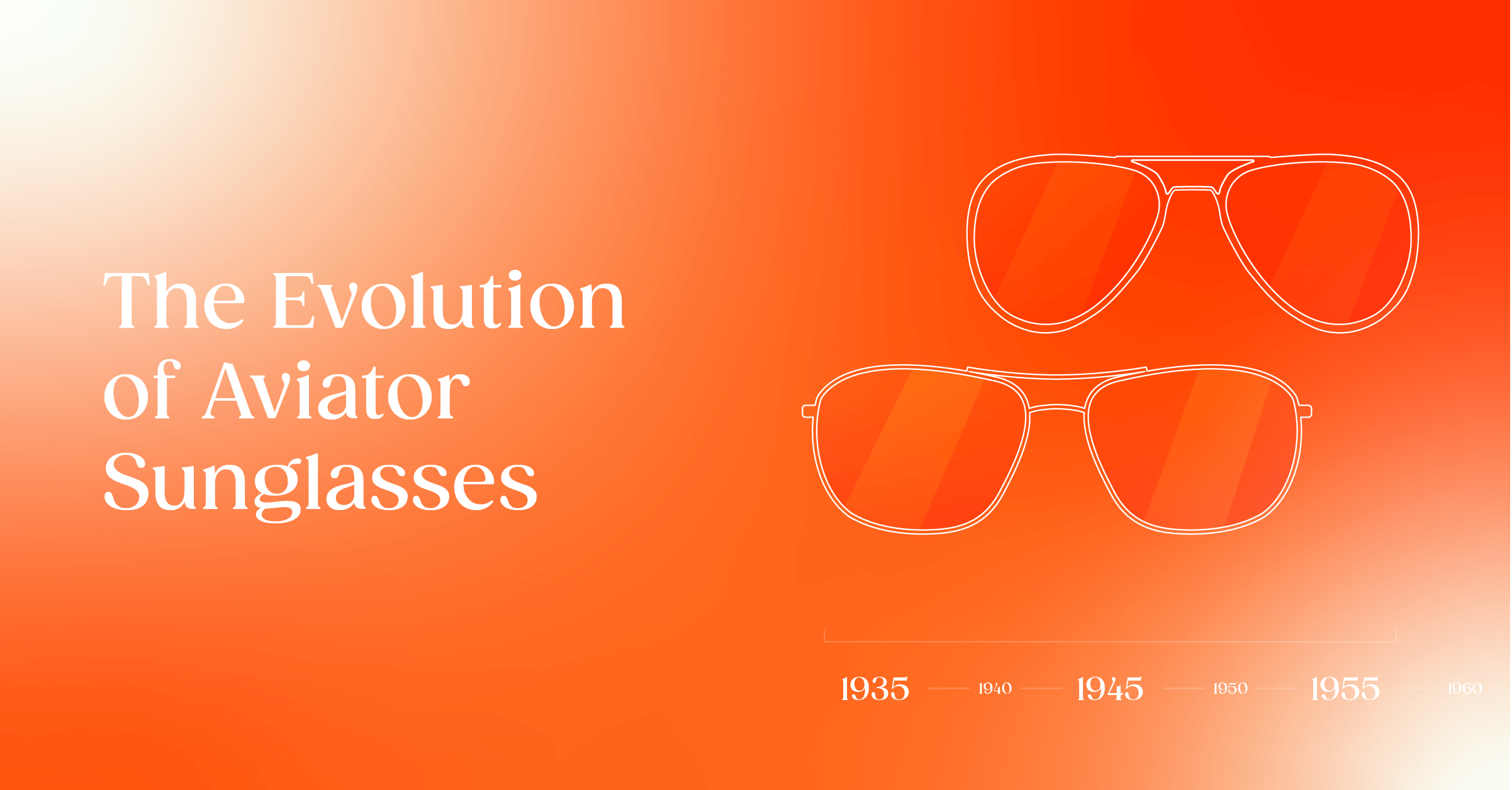 Where aviator sunglasses come from and how they became so popular.