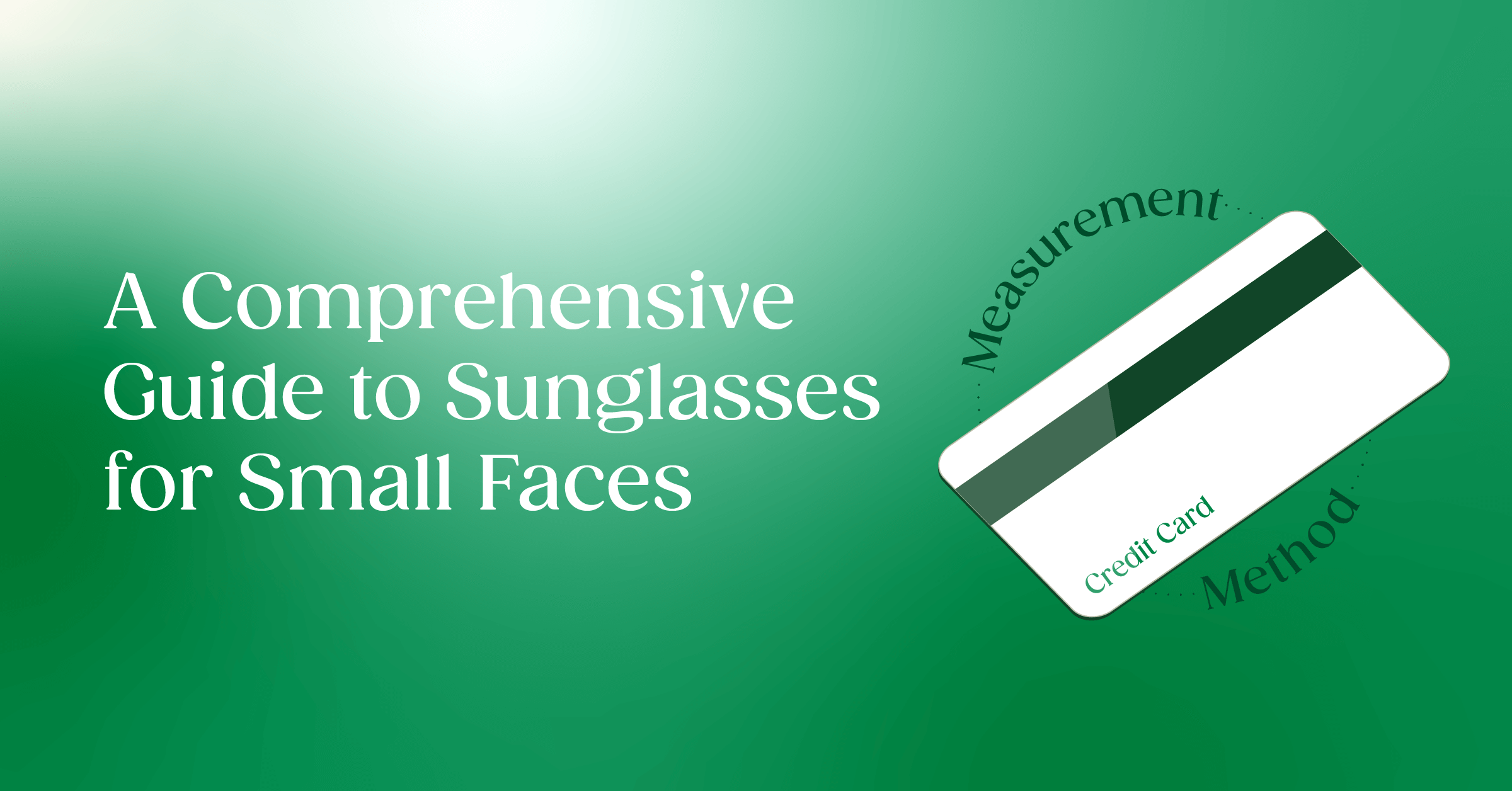 How to find the most optimal sunglasses if you have a small face.