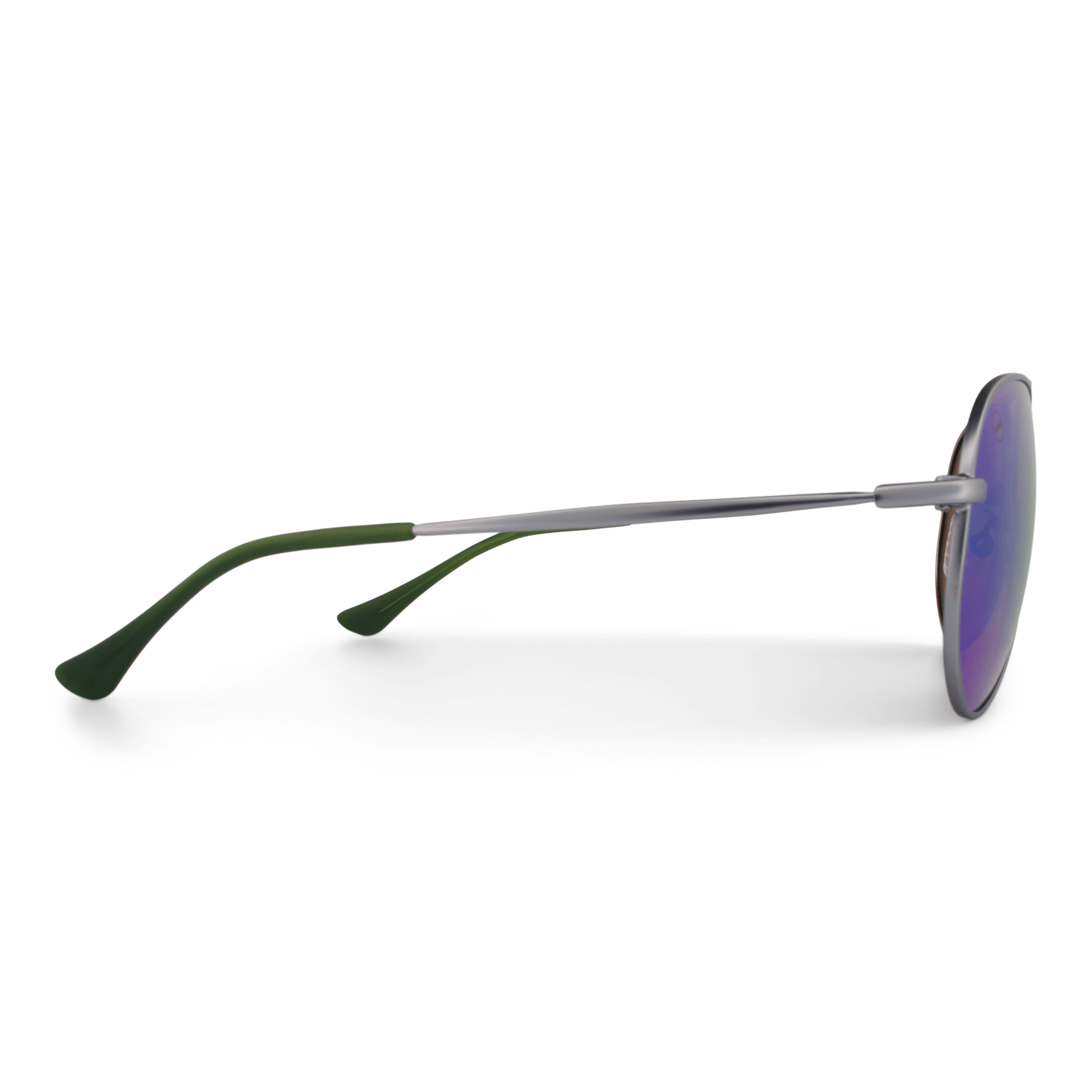 Bodacious Lime sunglasses, size large-XL, side view.