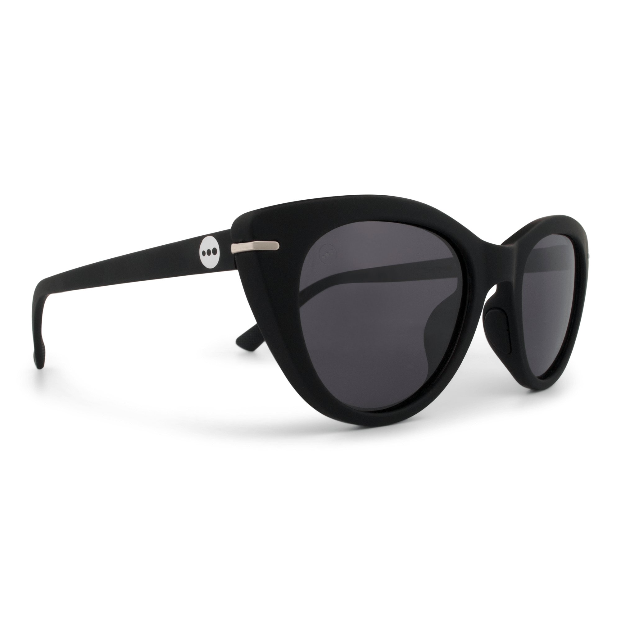 Calypso Blackberry sunglasses, size large-XL, angle view.