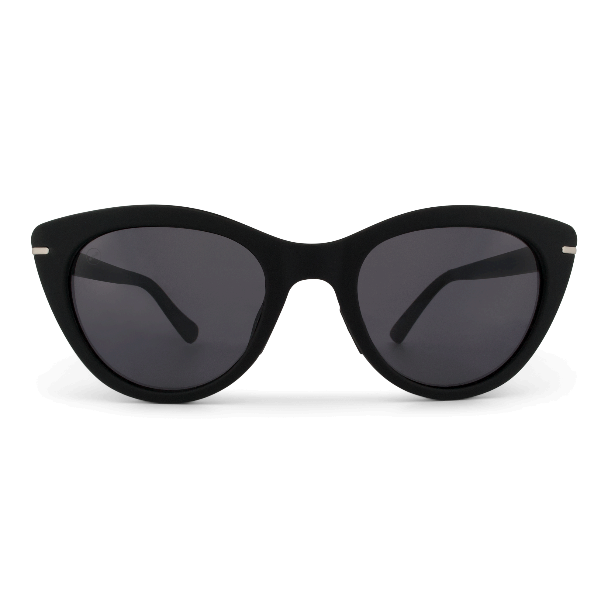 Calypso Blackberry sunglasses, size large-XL, front view.