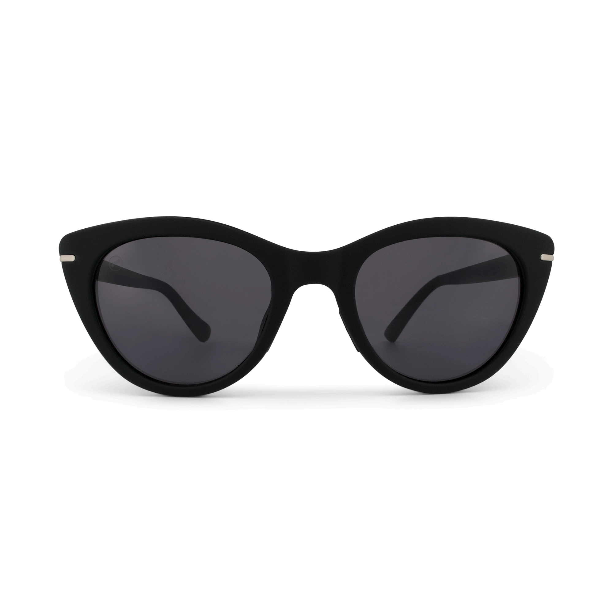 Calypso Blackberry sunglasses, size medium, front view.
