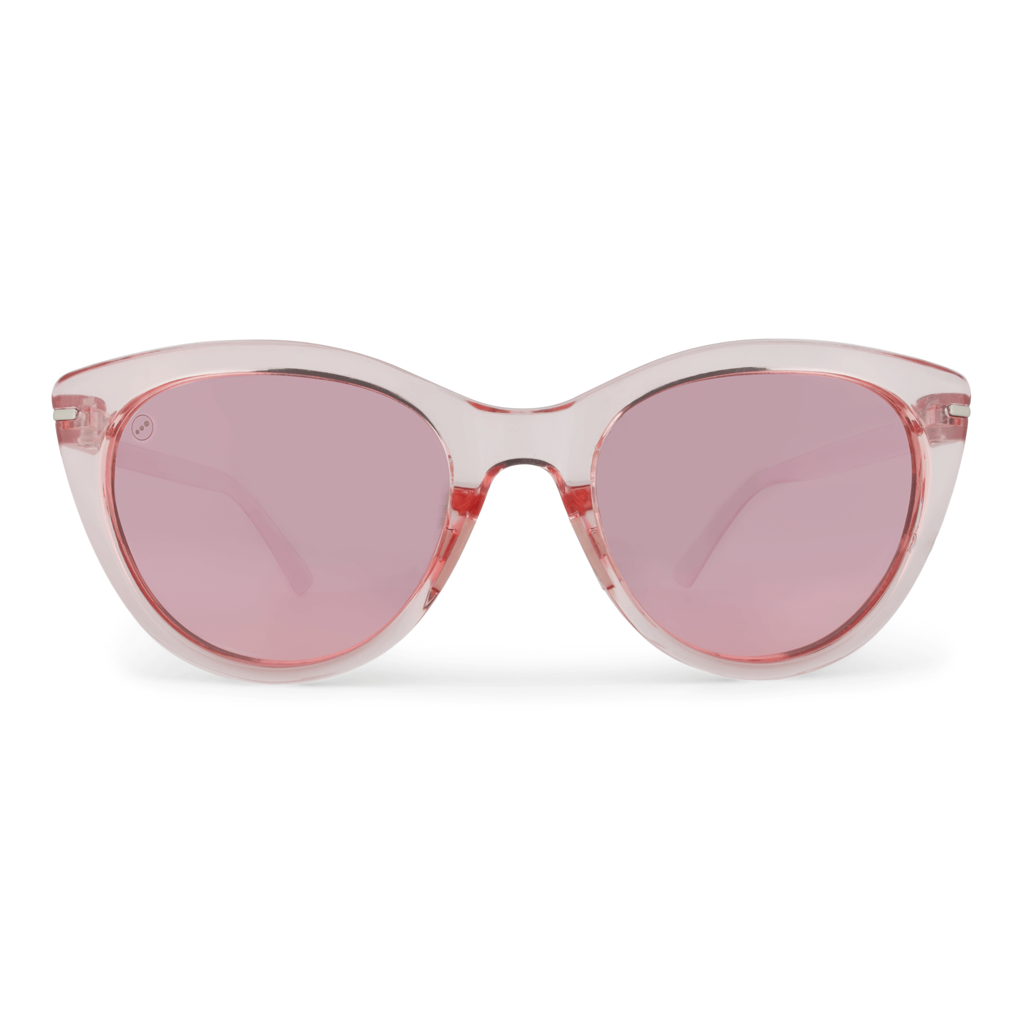 Calypso Cranberry sunglasses, size large-XL, front view.