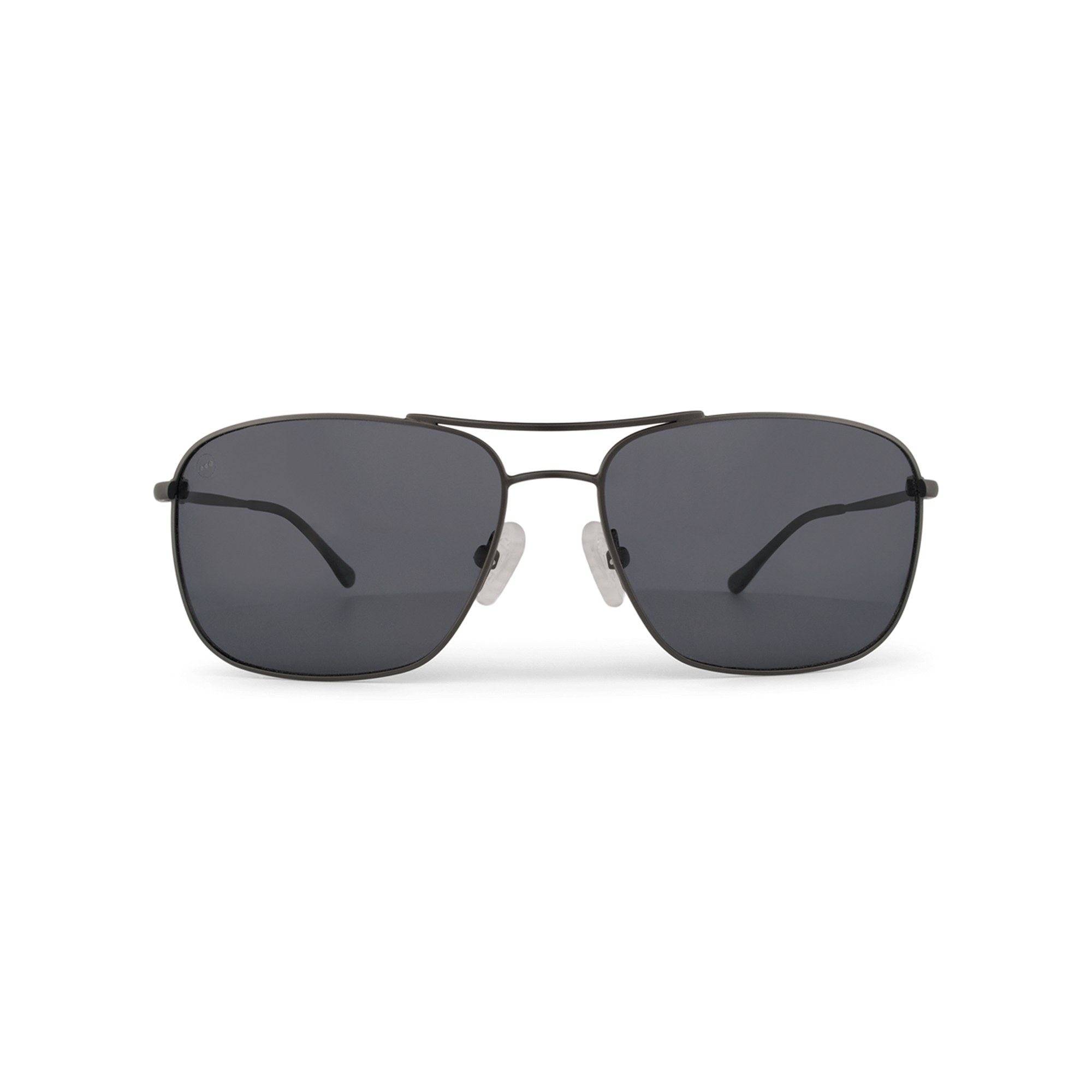 Crenshaw Blackberry sunglasses, size small, front view.