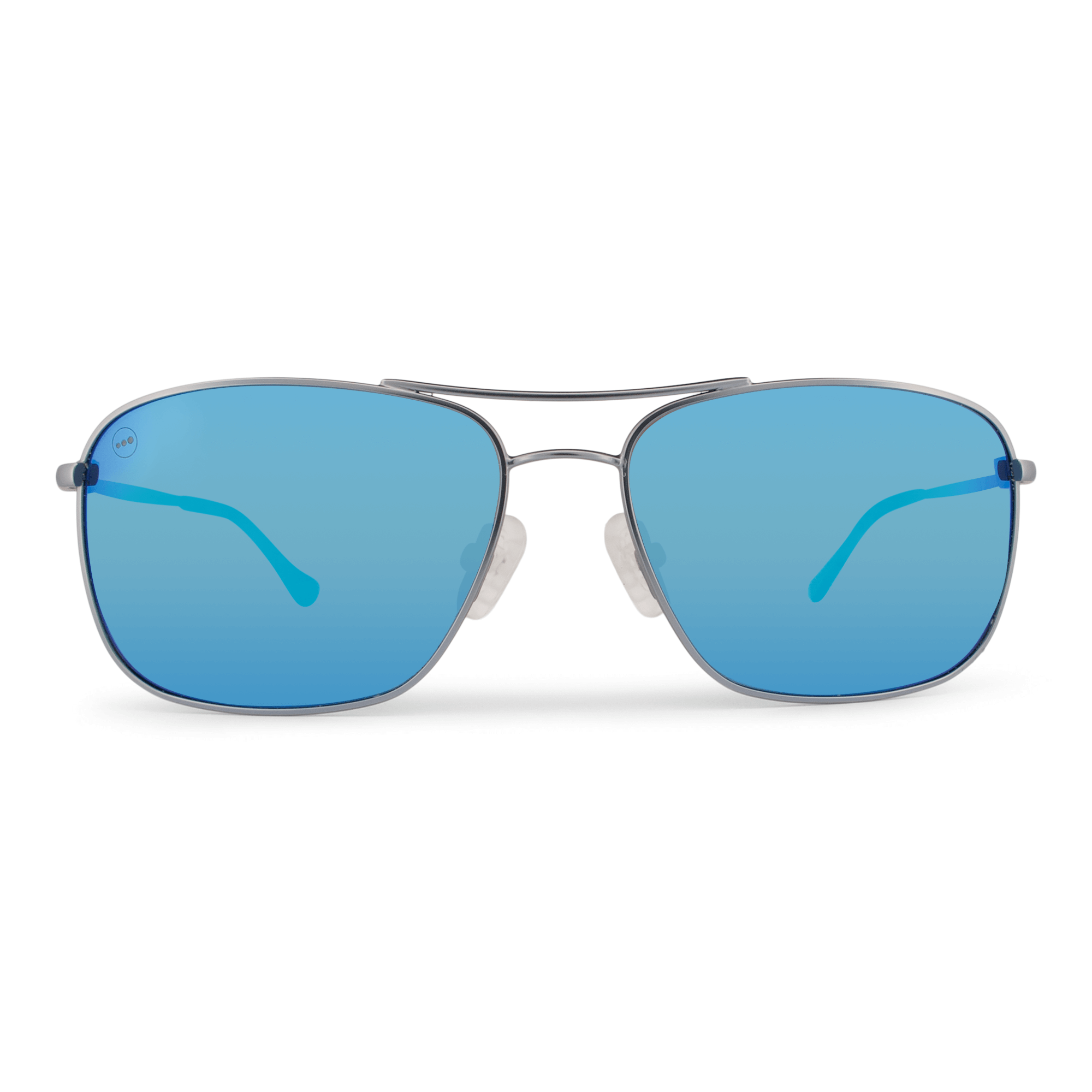 Crenshaw Blueberry sunglasses, size large-XL, front view.