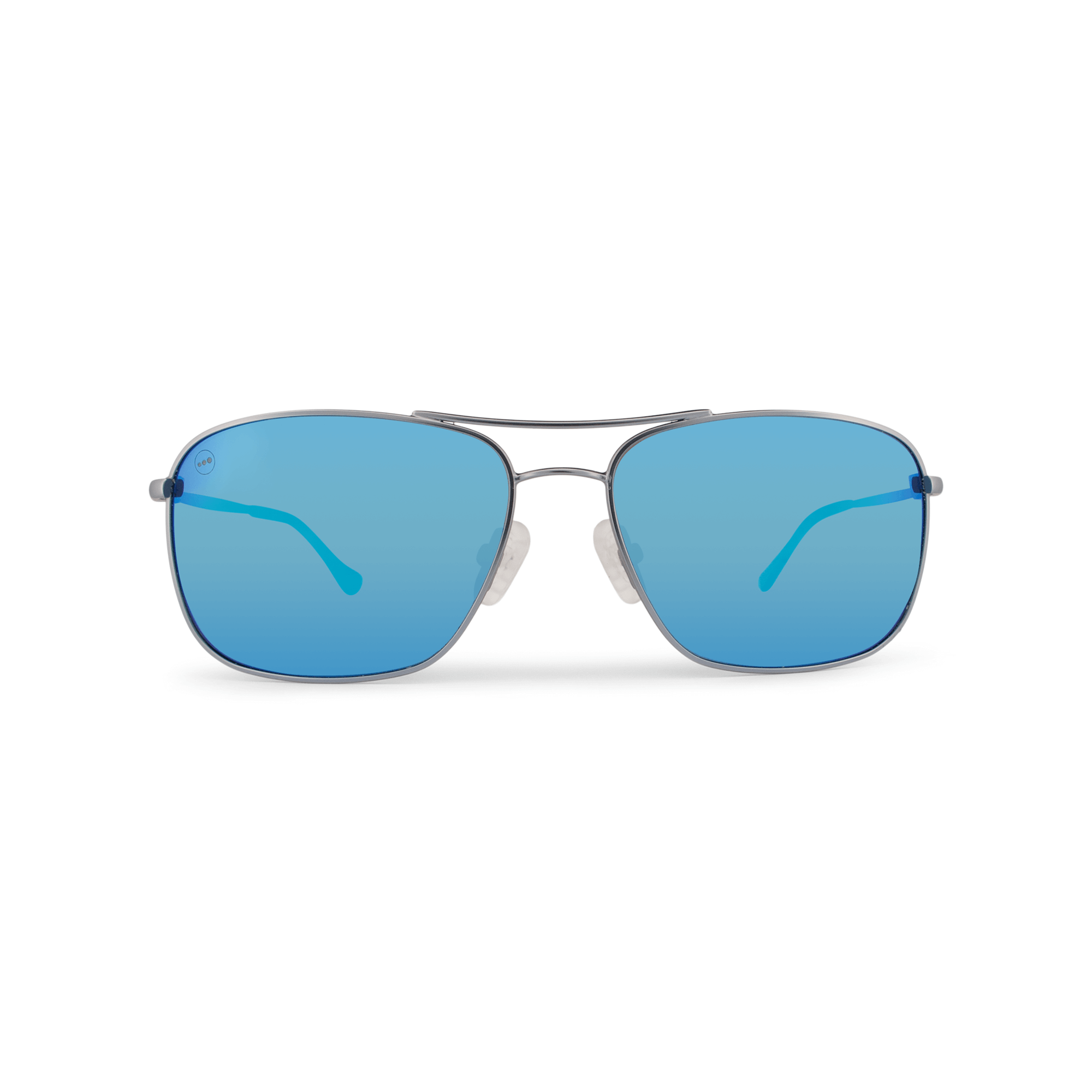 Crenshaw Blueberry sunglasses, size small, front view.
