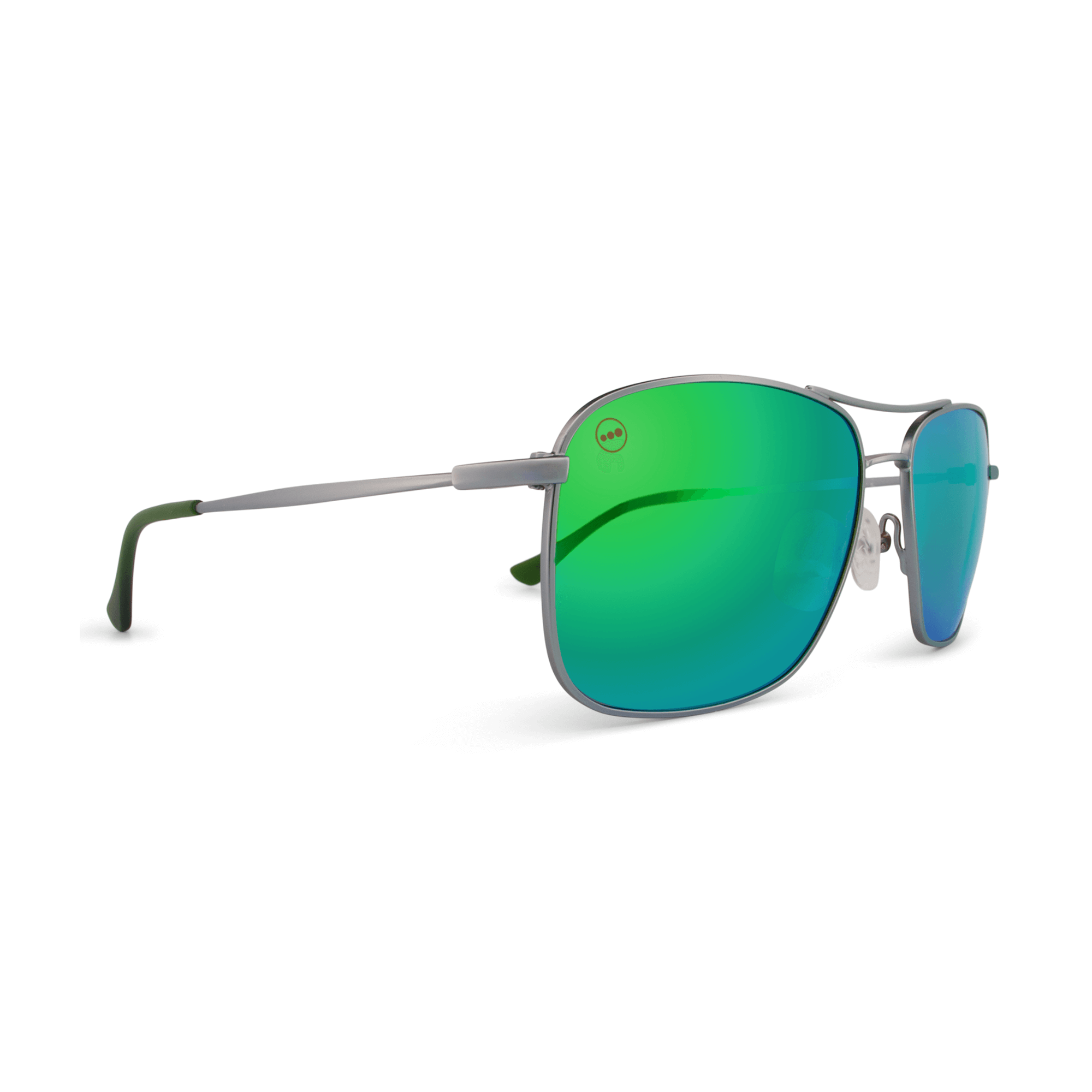 Crenshaw Lime sunglasses, size medium, angle view.