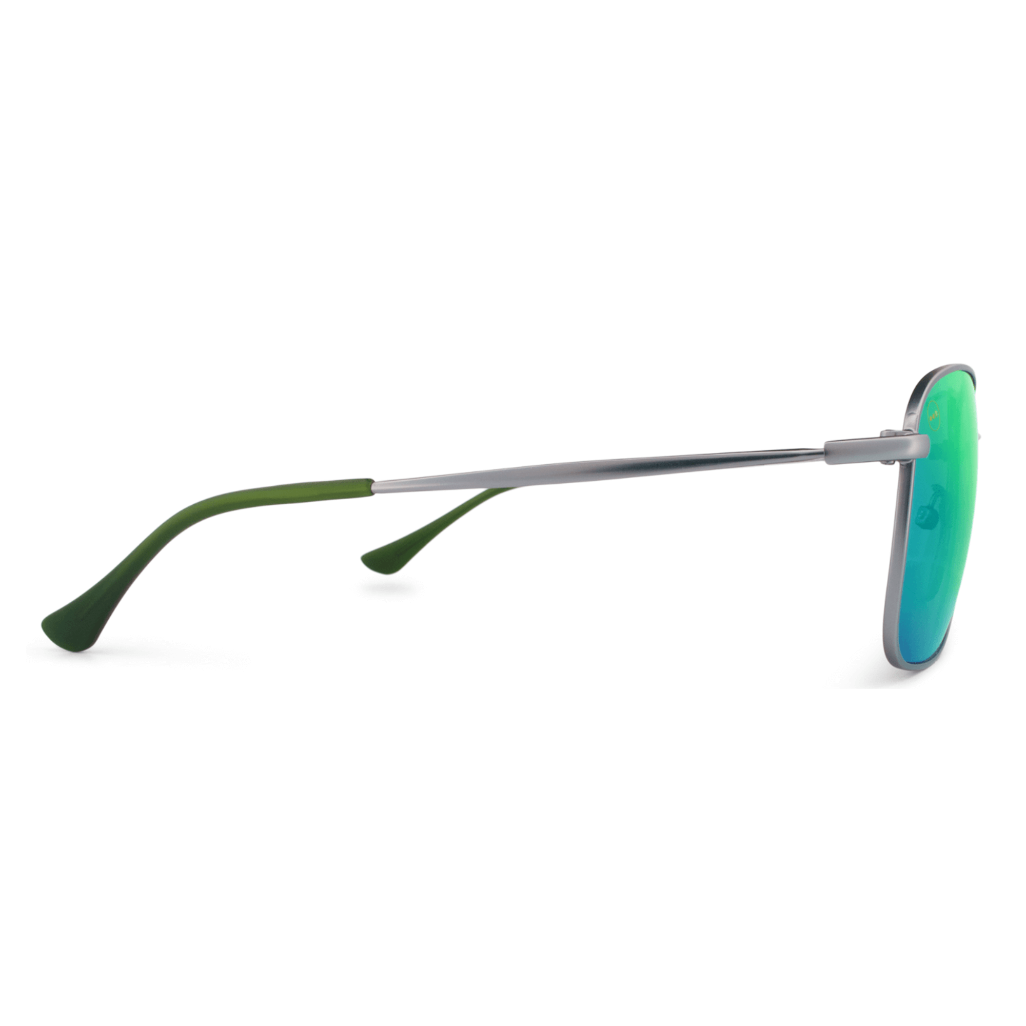Crenshaw Lime sunglasses, size large-XL, side view.