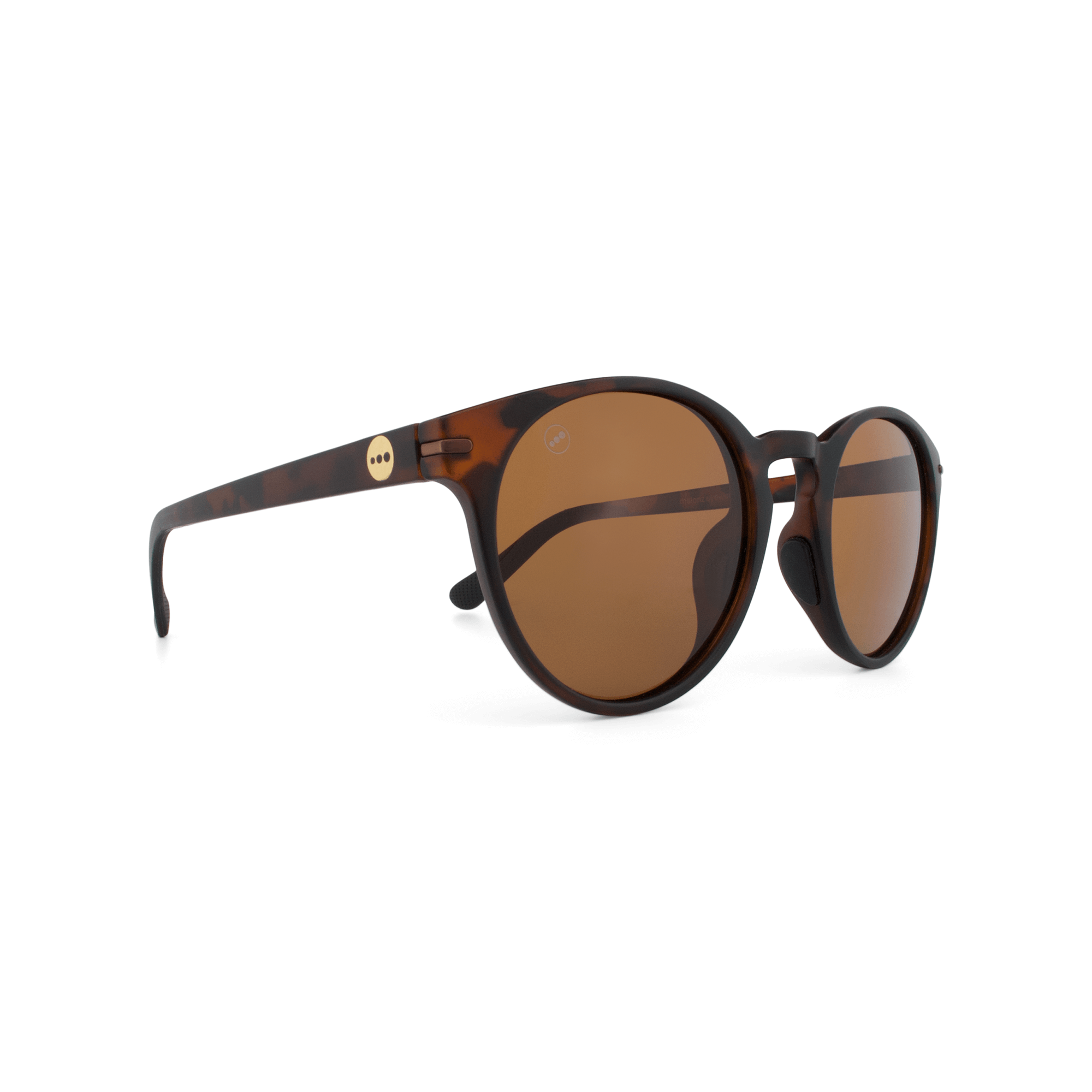 Honey Butterscotch sunglasses, size small, angle view.
