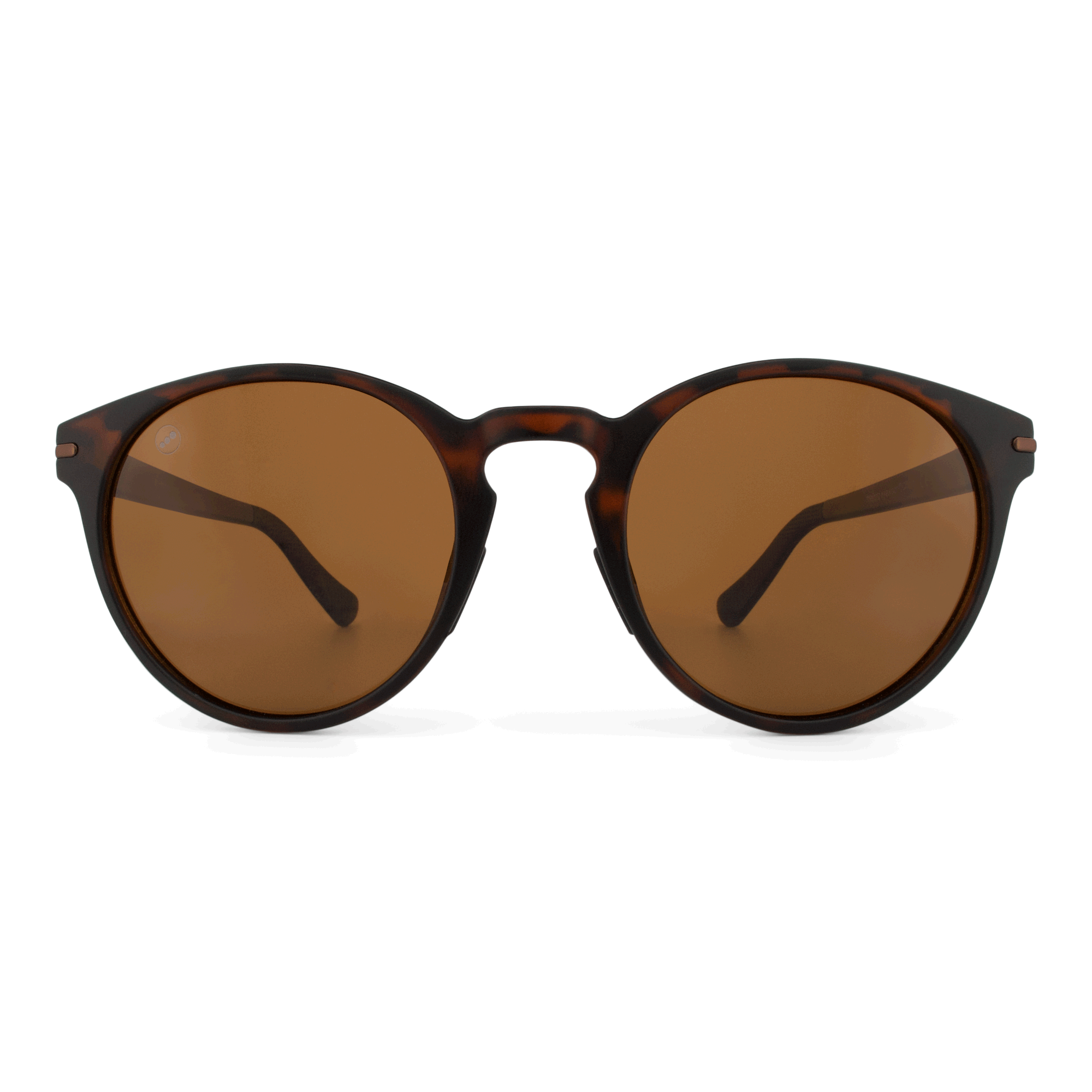 Honey Butterscotch sunglasses, size large-XL, front view.
