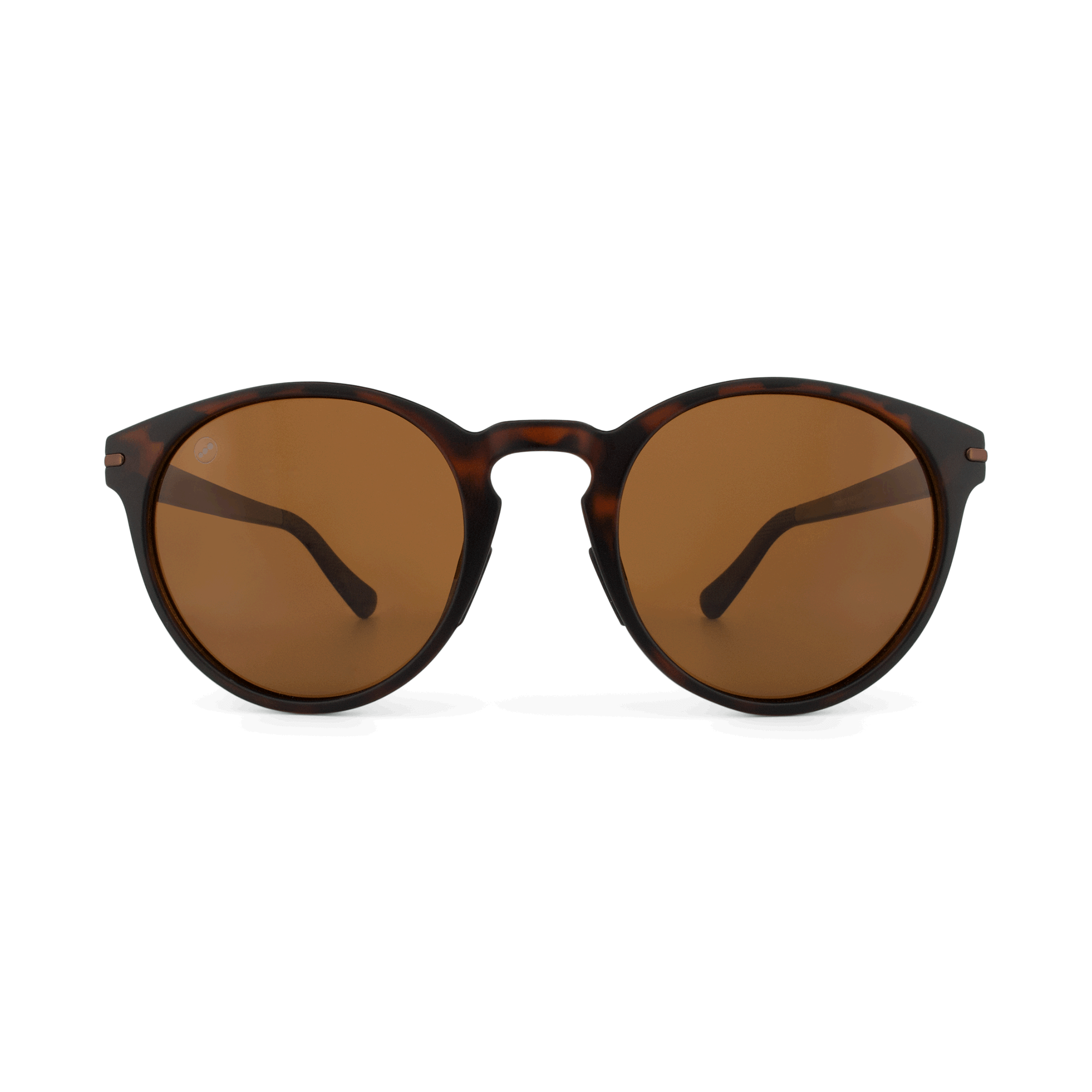 Honey Butterscotch sunglasses, size medium, front view.