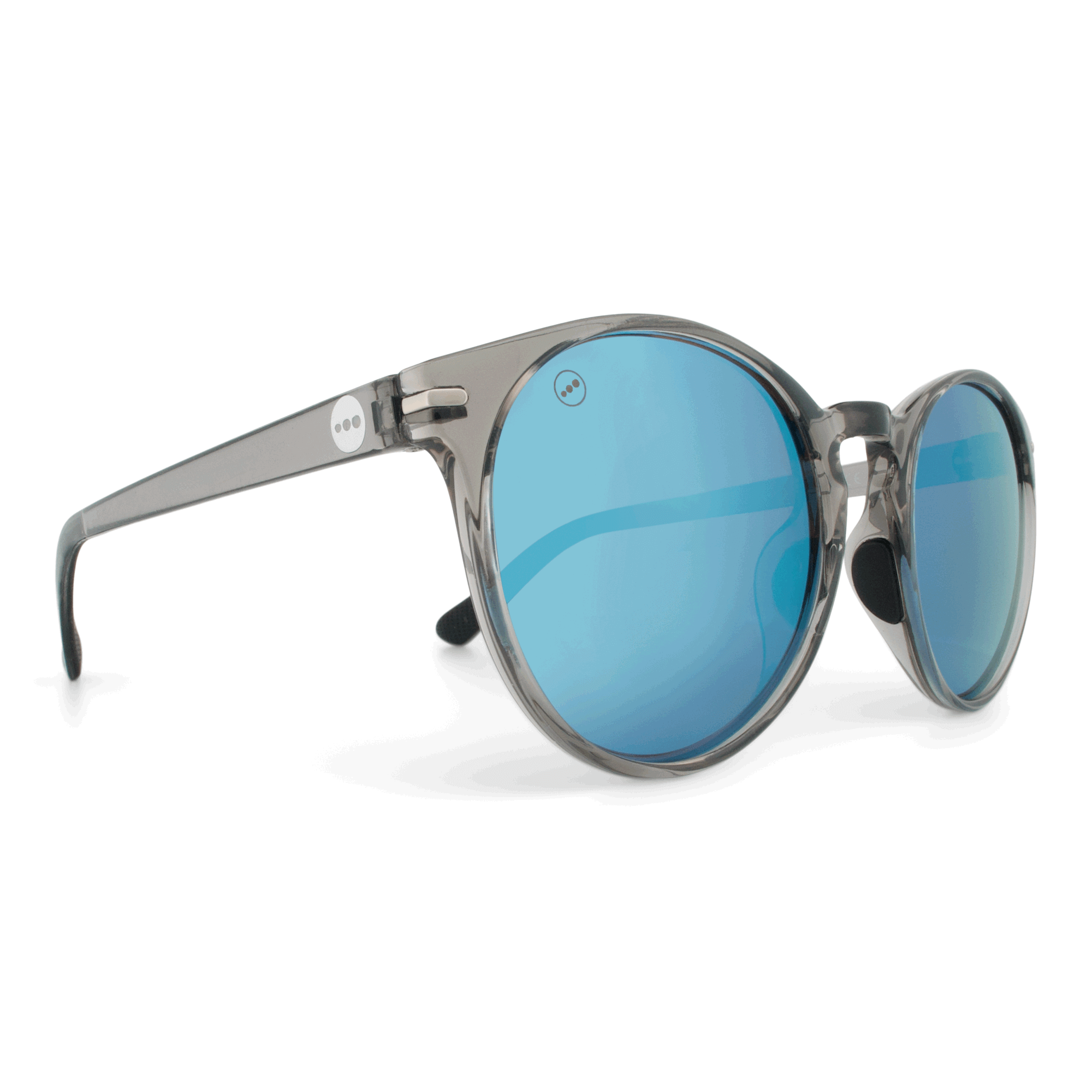 Honey Ice sunglasses, size large-XL, angle view.