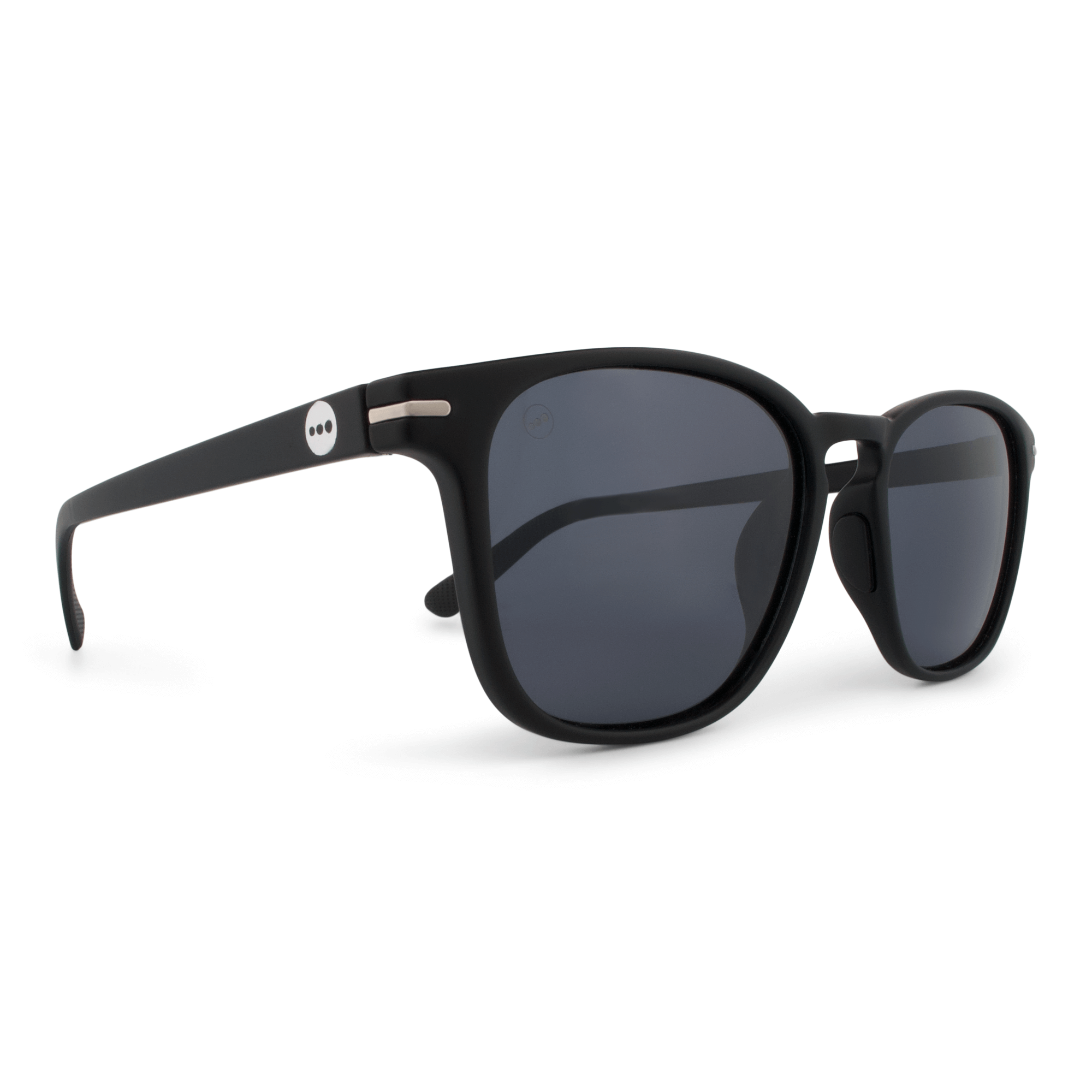 Honeydew Blackberry sunglasses, size large-XL, angle view.