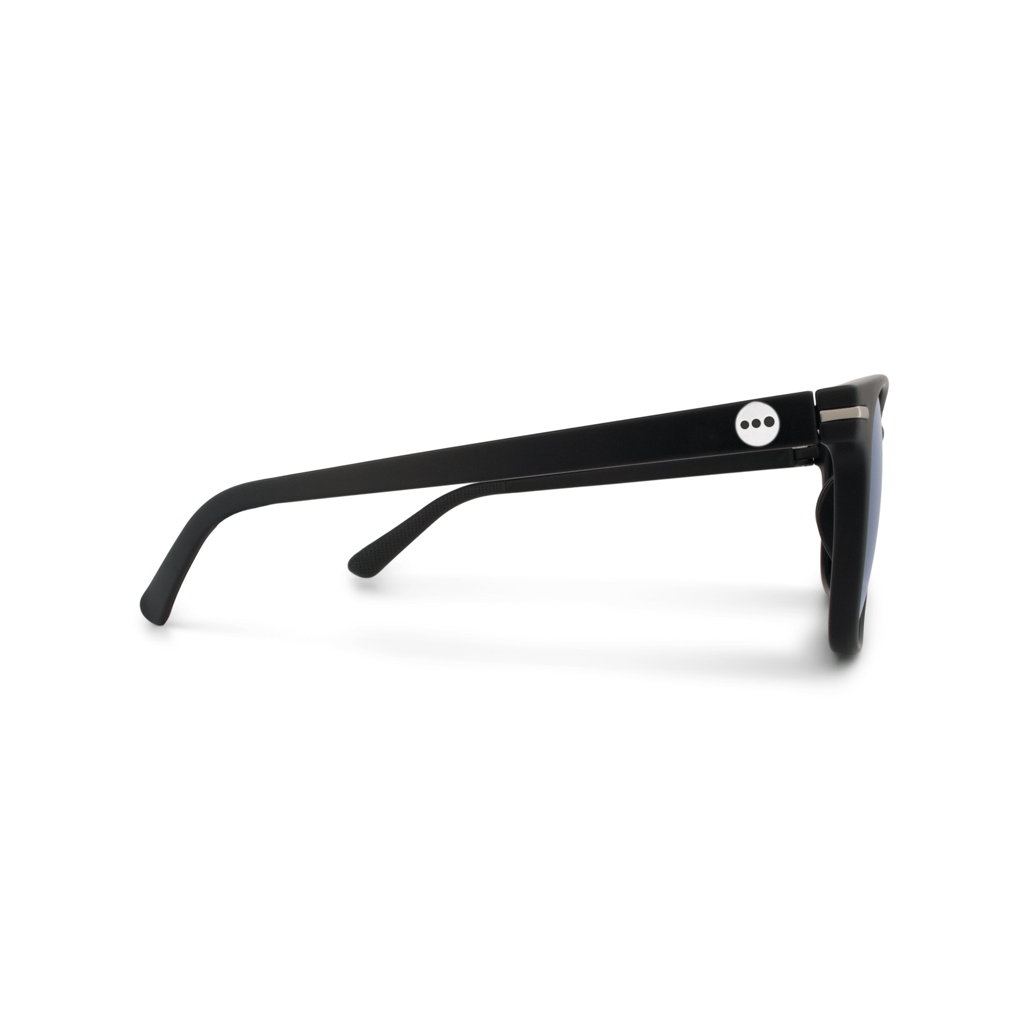 Honeydew Blackberry sunglasses, size small, side view.