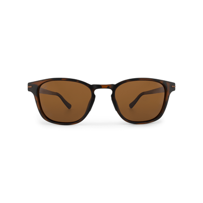 Honeydew Caramel sunglasses, size small, front view.