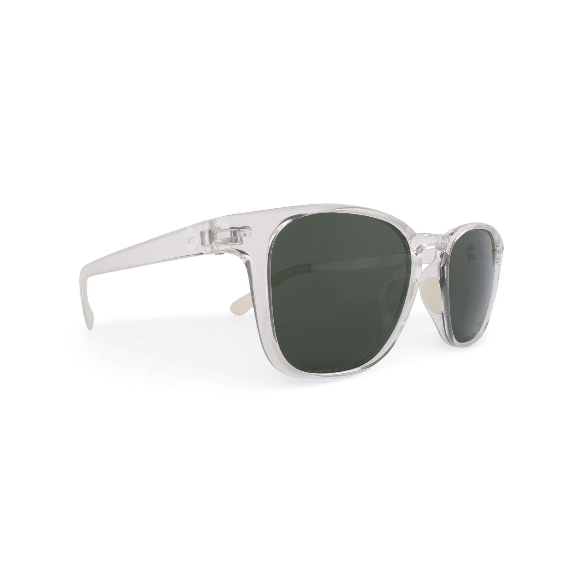 Honeydew Sage sunglasses, size small, angle view.