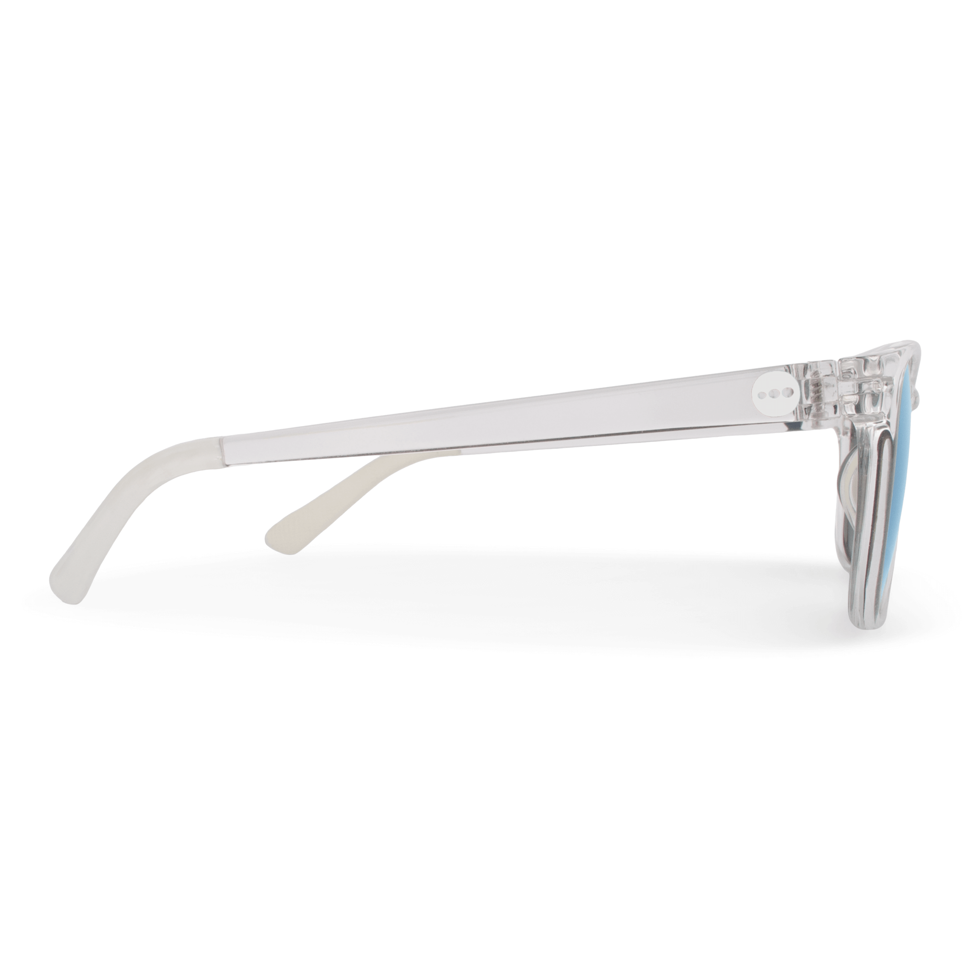 Honeydew Sage sunglasses, size large-XL, side view.