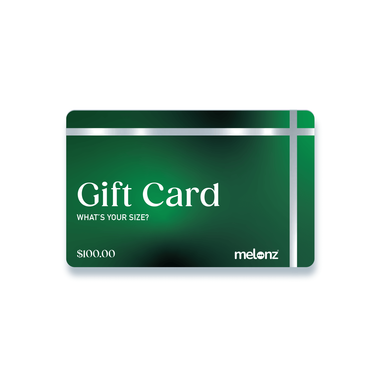 Melonz gift card for $100.00.
