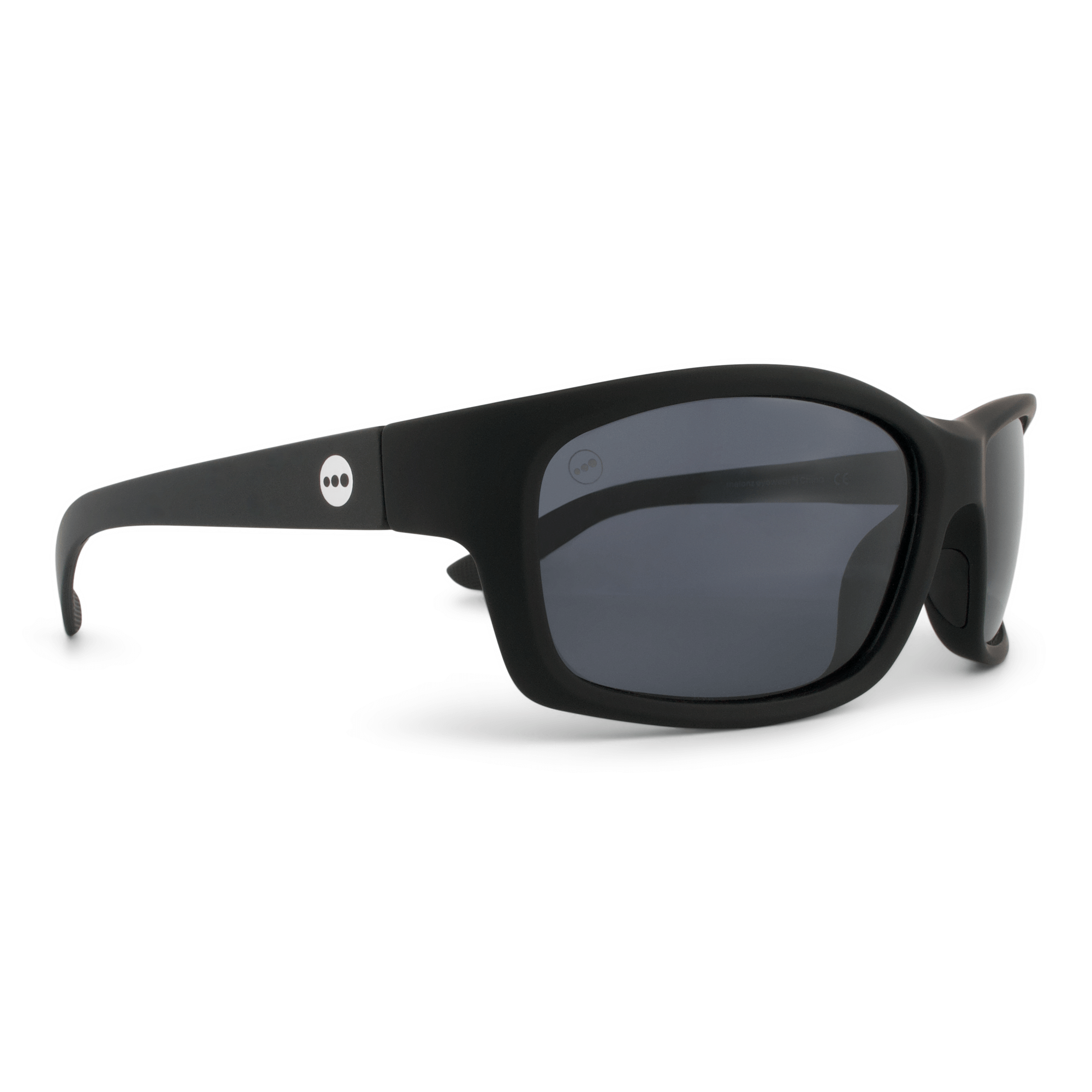 Papaya Blackberry sunglasses, size large-XL, angle view.