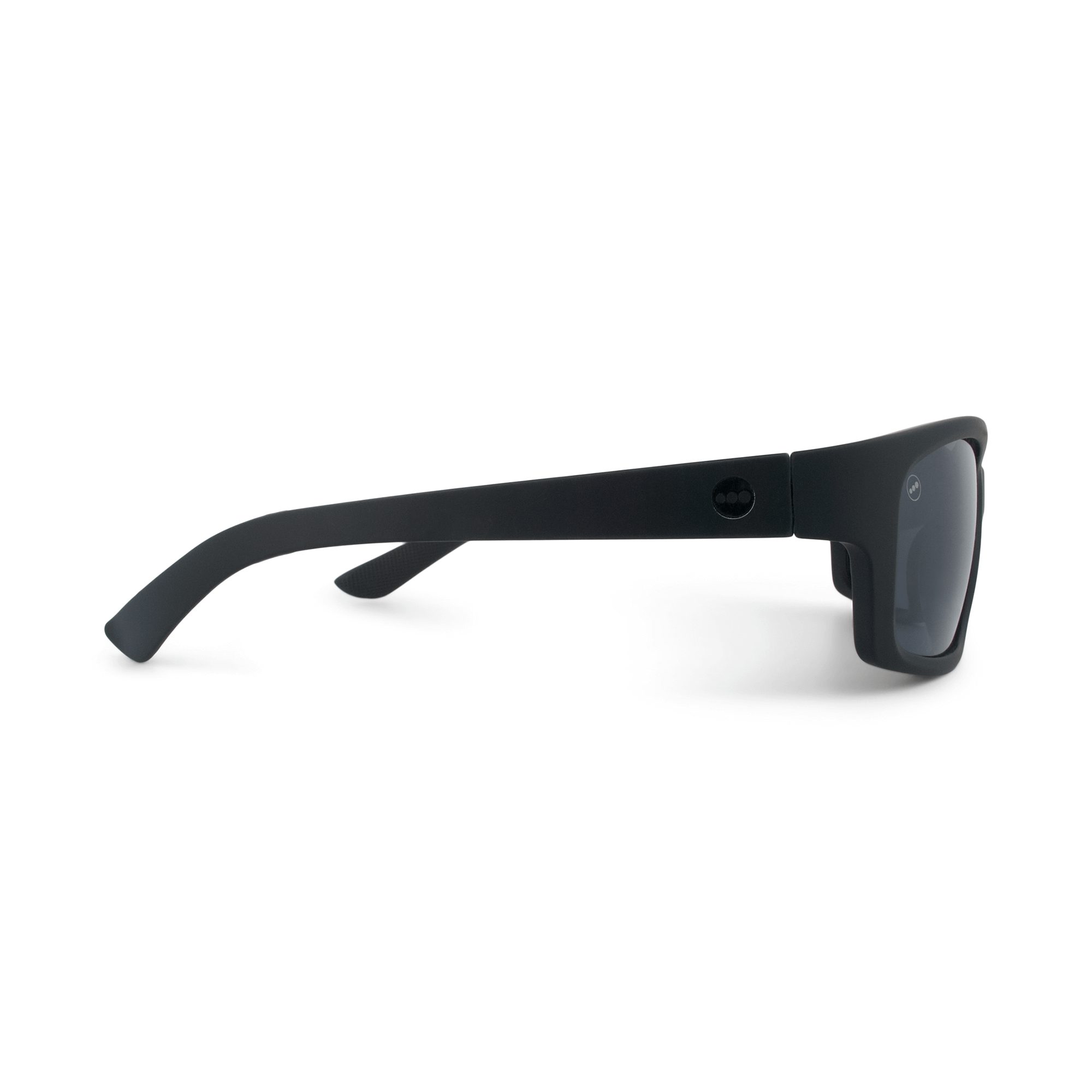 Papaya Blackberry sunglasses, size medium, side view.