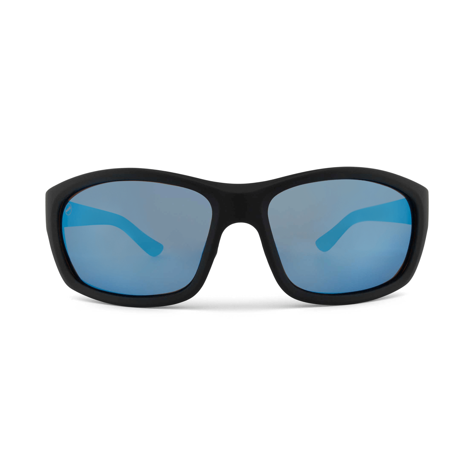 Papaya Juniper sunglasses, size medium, front view.