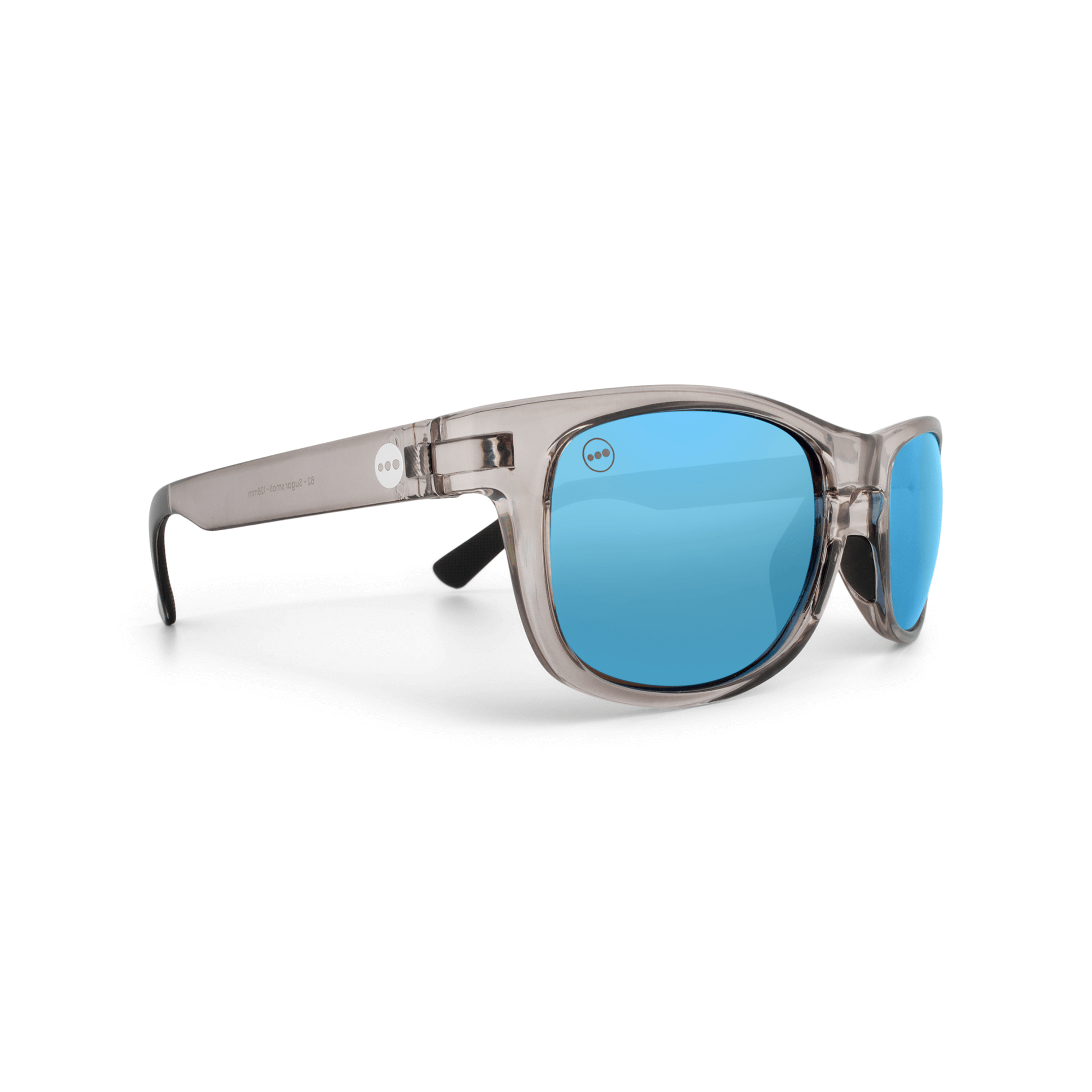 Sugar Blueberry sunglasses, size small, angle view.