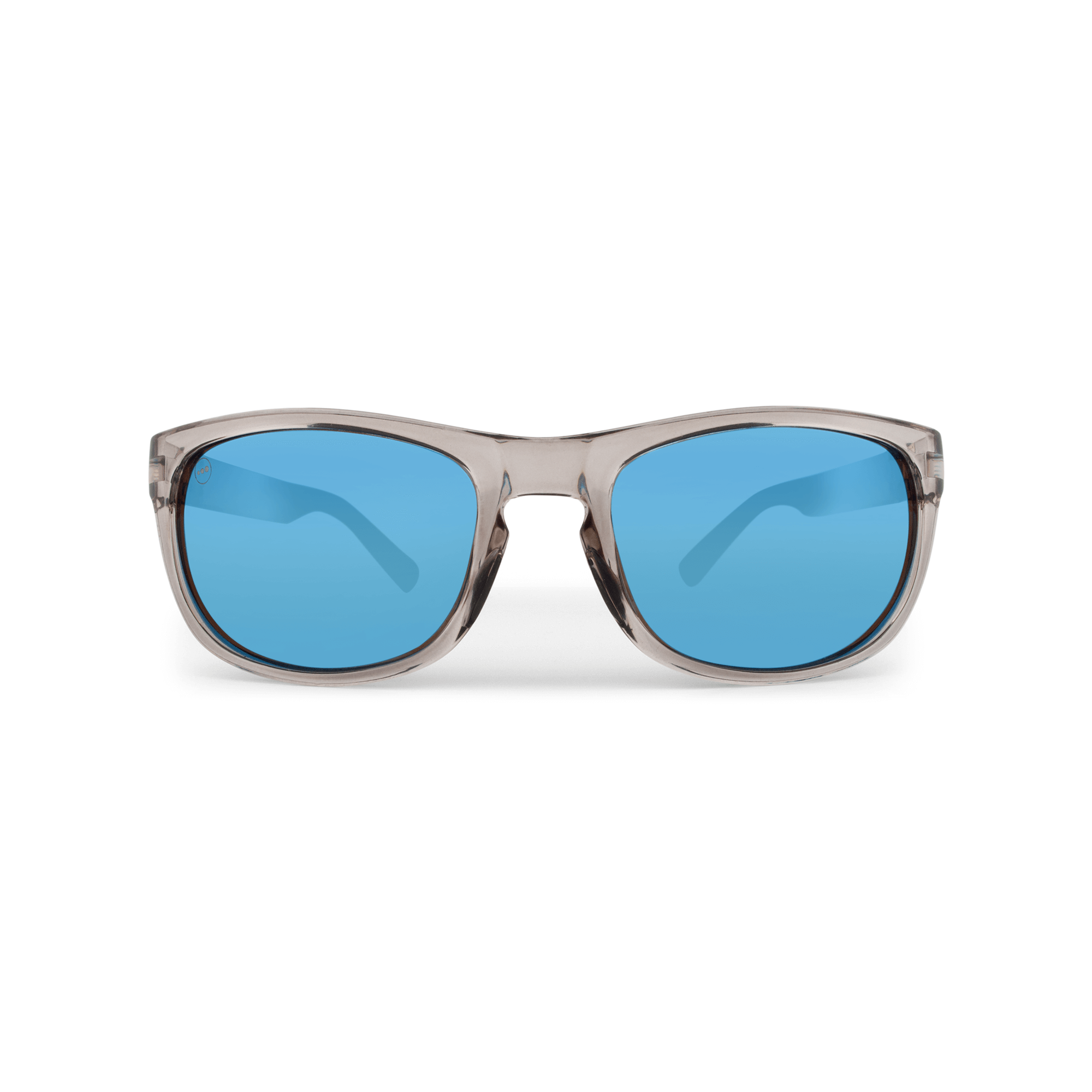 Sugar Blueberry sunglasses, size small, front view.
