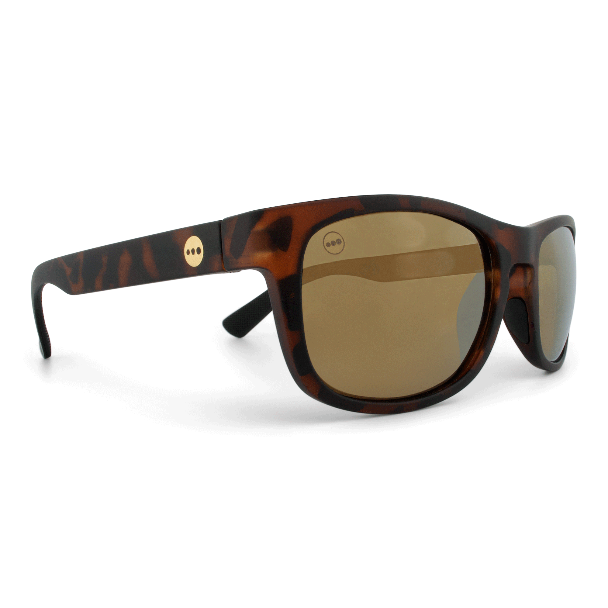 Sugar Butterscotch sunglasses, size large-XL, angle view.