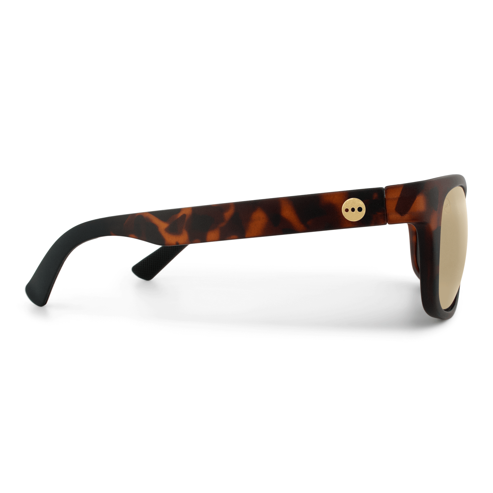 Sugar Butterscotch sunglasses, size large-XL, side view.