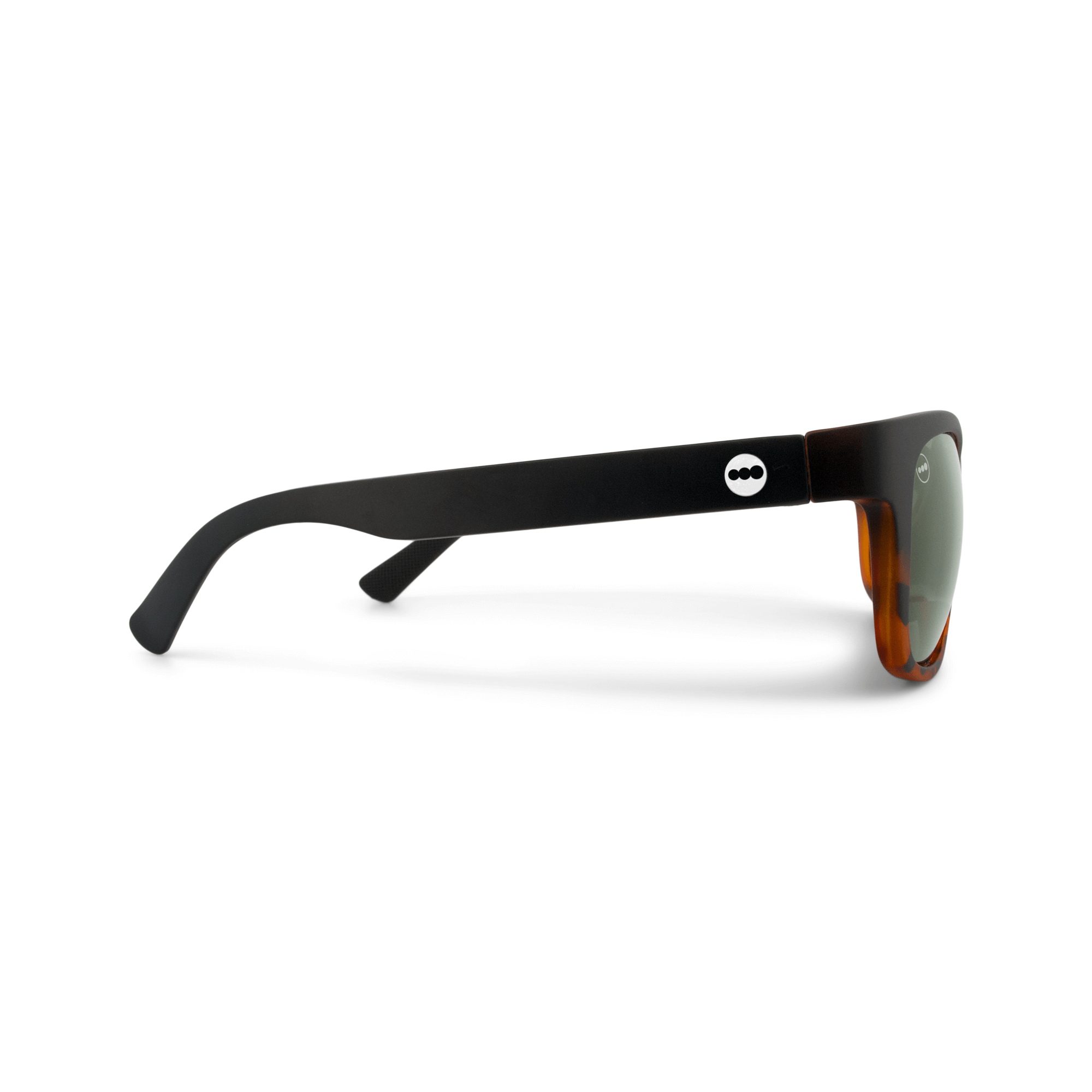 Sugar Kiwi sunglasses, size large-XL, side view.