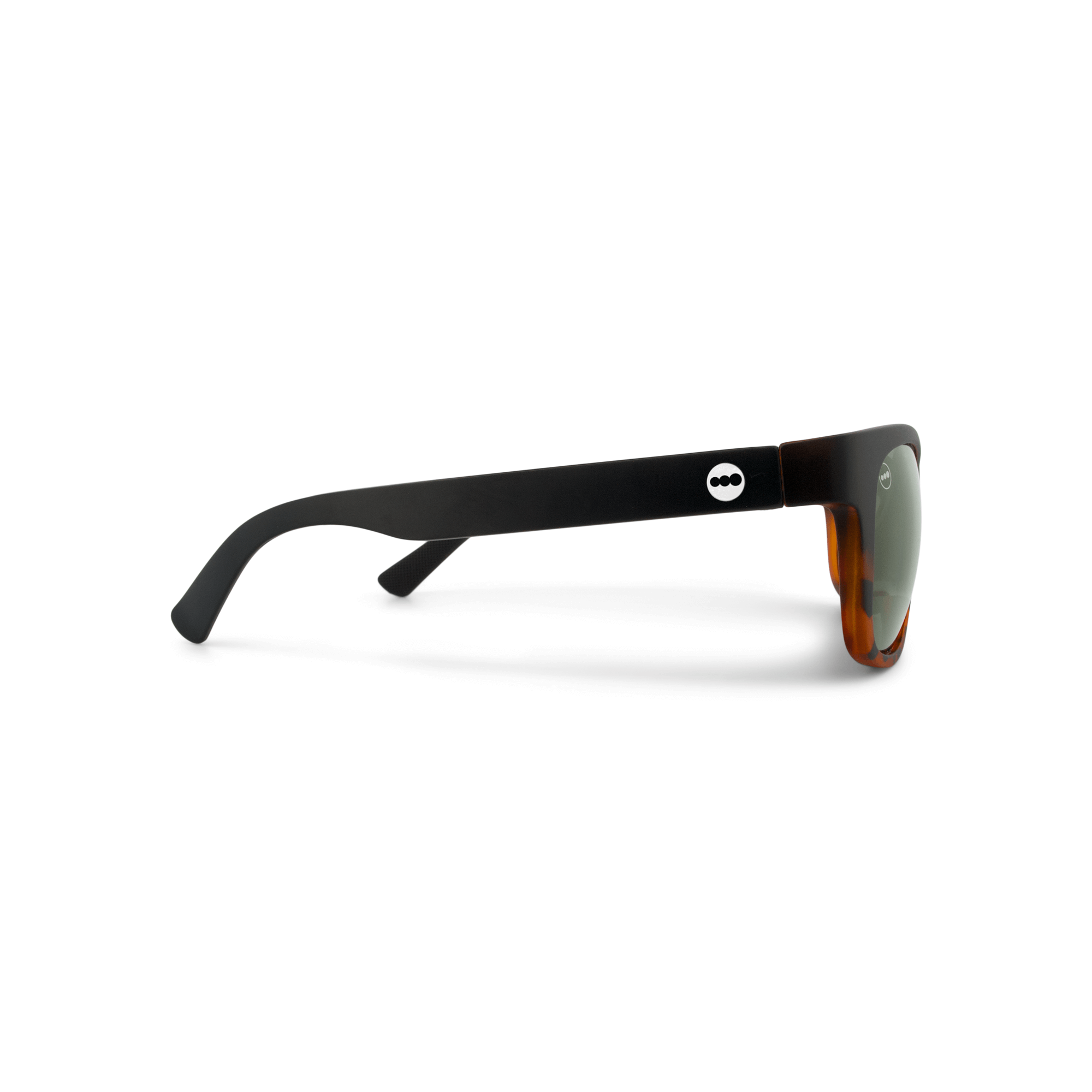 Sugar Kiwi sunglasses, size medium, side view.