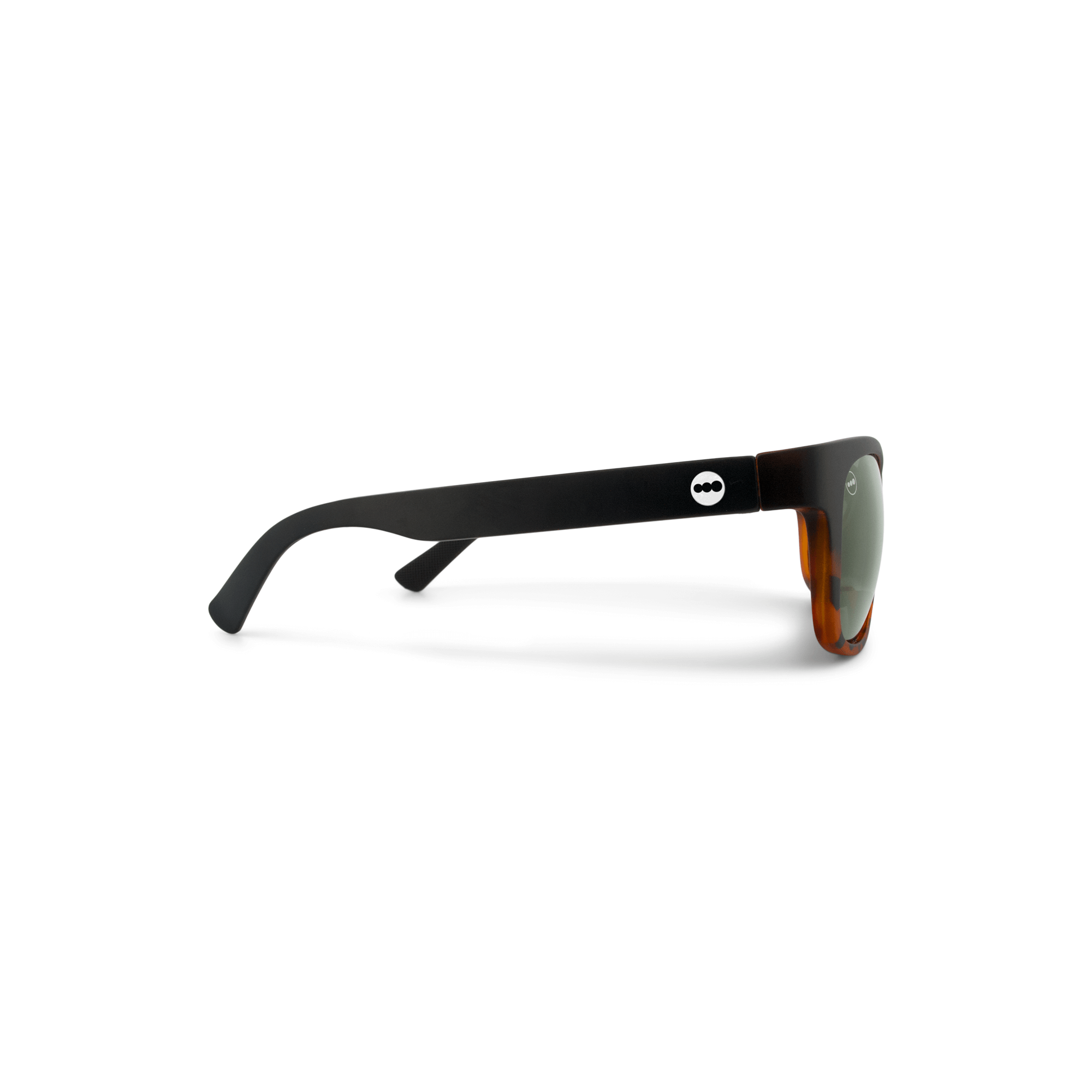 Sugar Kiwi sunglasses, size small, side view.