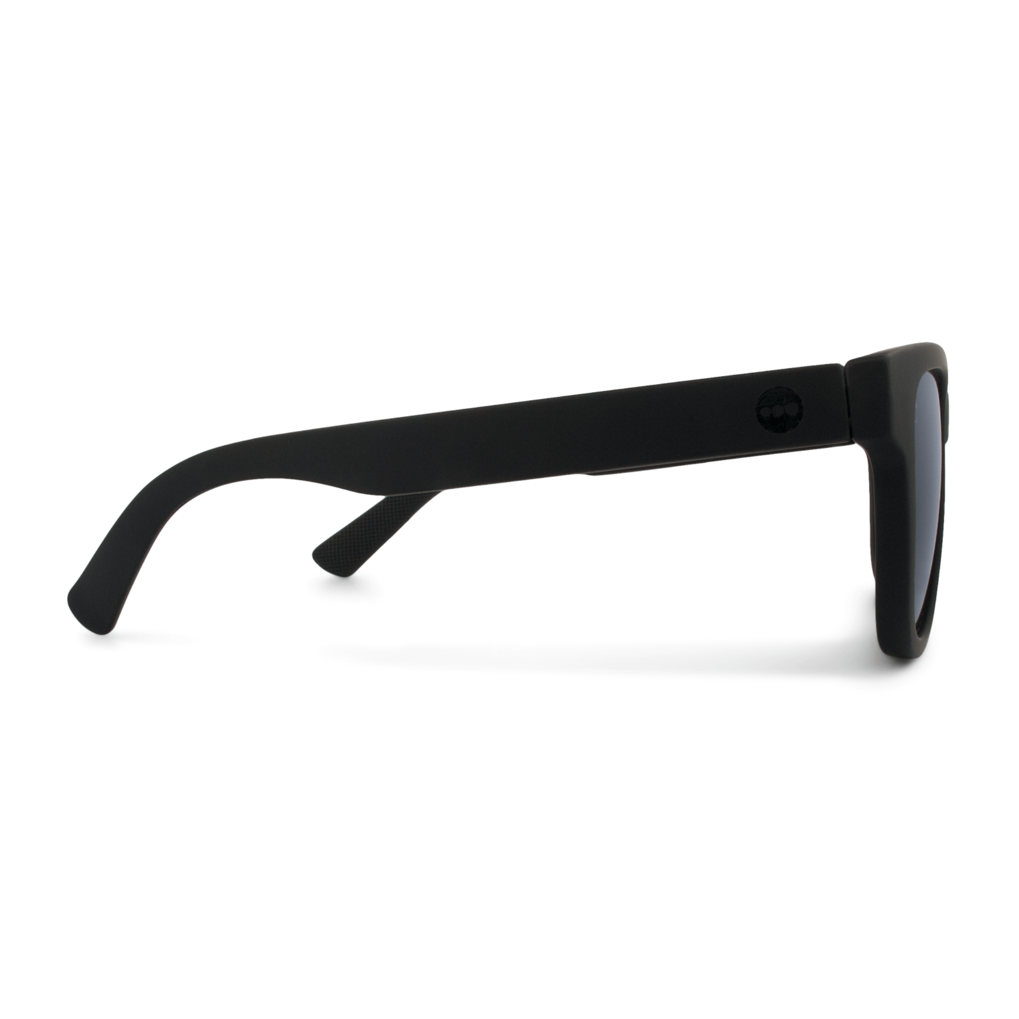 Valencia Blackberry sunglasses, size large-XL, side view.