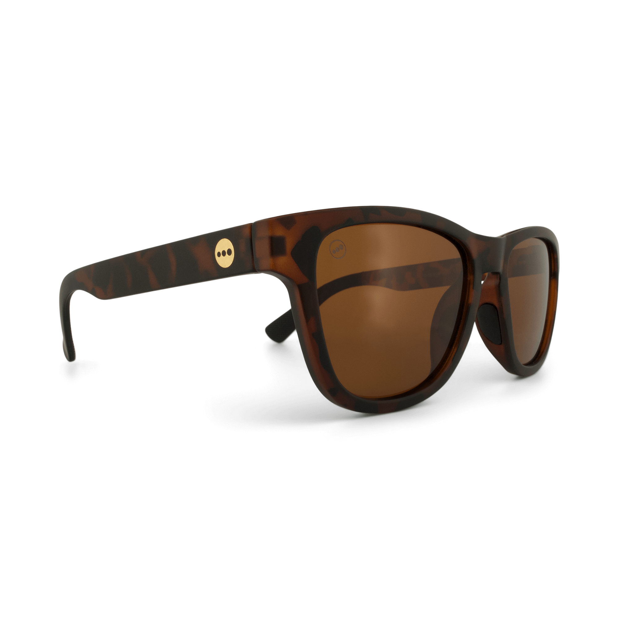 Valencia Caramel sunglasses, size medium, angle view.