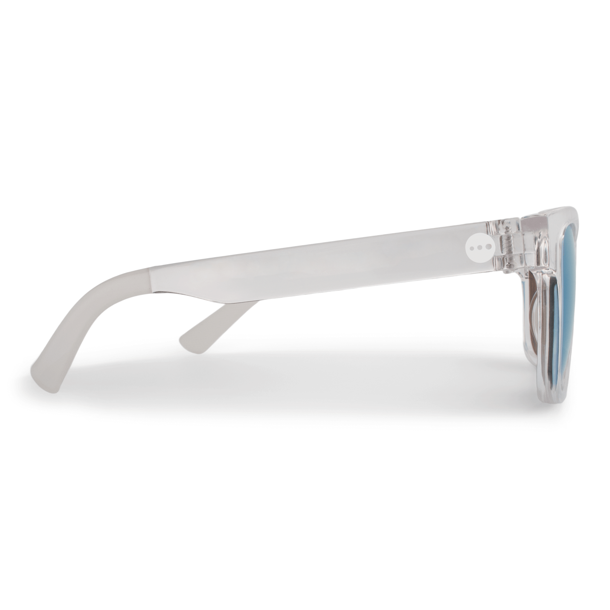 Valencia Ice sunglasses, size large-XL, side view.