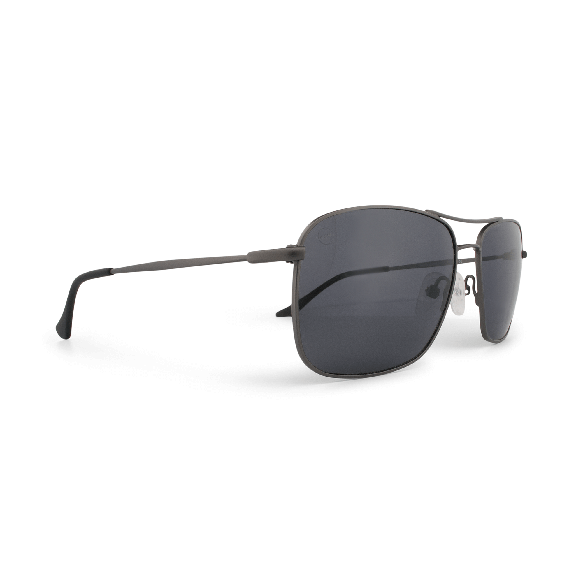 Crenshaw Blackberry sunglasses, size medium, angle view.