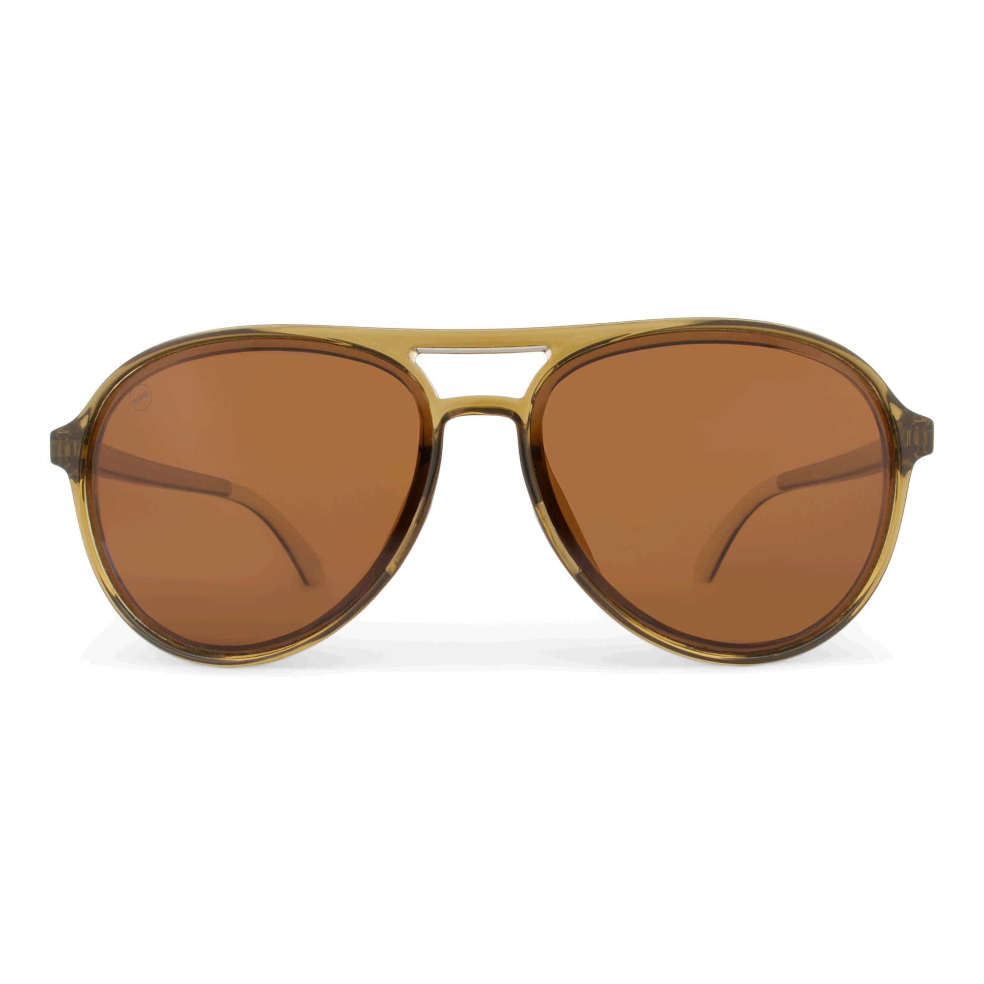 Guava Maple Plastic Frame Aviator Sunglasses | Melonz